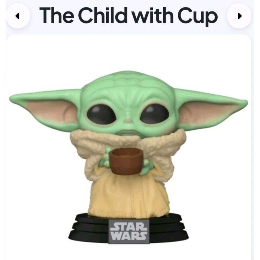 NIB Funko POP! Star Wars The Child With Cup Vinyl Figure #378